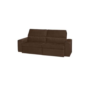 Imagem de Sofá Havana 3 Lugares 210cm Veludo Retrátil E Reclinável - Meu Estofado