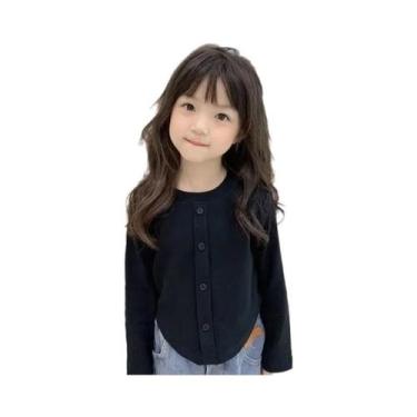 Imagem de Calças Jeans Femininas De Perna Larga Estilo Coreano, Blusas E Camisas