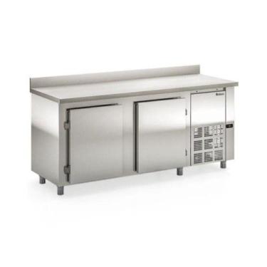 Imagem de Balcão Refrigerado de Encosto 2,00m Inox GBFE-200 Gelopar