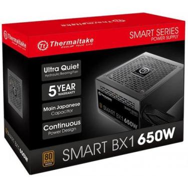 Imagem de Fonte 650W TT SMART BX1 80+BRONZE PS-SPD-0650NNFABB-1 - Thermaltake