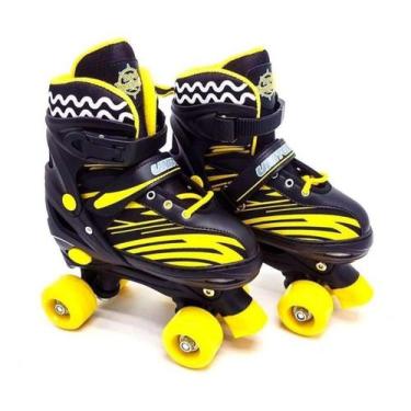 Imagem de Patins Ajustável 30-33 Turma Da Aventura Preto Unitoys 1489
