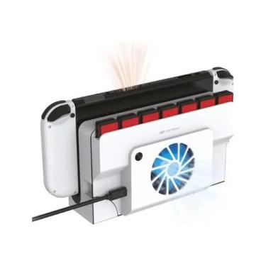 Imagem de Cooler para Dock Console Switch OLED BCNS Ventilador de Resfriamento U