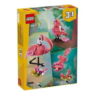 Imagem de LEGO Creator 3 em 1 Animais selvagens: Flamingo rosa (31170)
