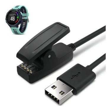 Imagem de Carregador Usb Para Garmin Forerunner 735xt Cabo Base Clip - Xila