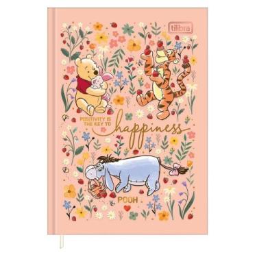 Imagem de Caderneta (Pequena) Costurada Petit Ursinho Pooh 96 Folhas Decoradas 1