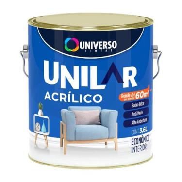 Imagem de TINTA ACRILICA LATEX ECON INTER UNILAR AMARELO CANARIO 3.6Lt