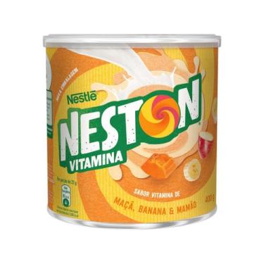 Imagem de Neston Vitamina Instantânea Mamão, Maçã, Banana e Cereal Lata com 400g