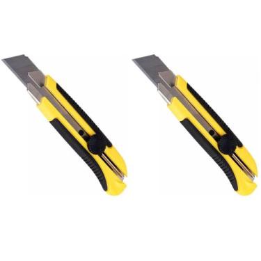 Imagem de Kit 2 Estiletes Profissional Fertak 25mm Trava Empunhadura Emborrachad