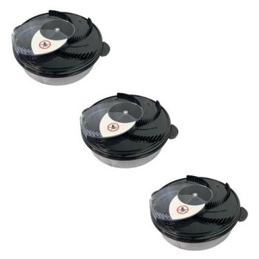 Imagem de Pega Mosca Eletrico Kit 3 Uni Mosquito Usb Isca Repelente Antipragas S