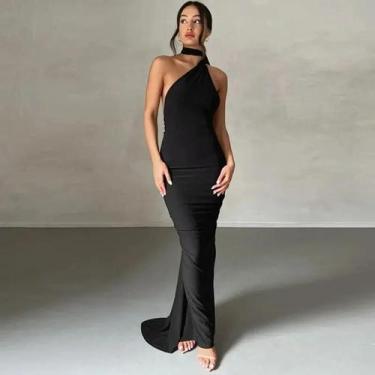 Imagem de Vestido Longo Branco Bodycon para Festa - Verão 2024 - Atacado, BR-P, 