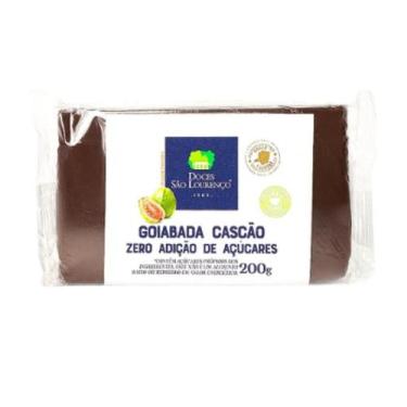 Imagem de Goiabada Cascão Zero Açúcar (Tablete) 200g São Lourenço