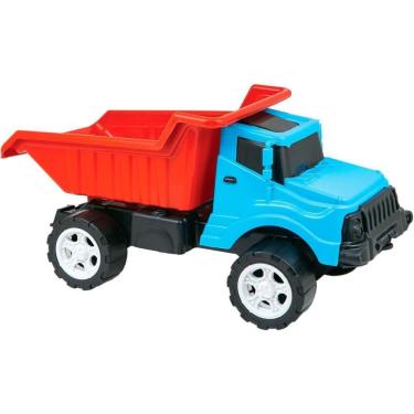 Imagem de Caminhão Caçamba Kraft 39x18x19cm com Elevação em Polipropileno Kendy Brinquedos