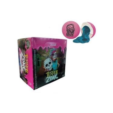 Imagem de Chiclete Caveira Terror Zone Halloween C/40 Unids - 320g - Sukest