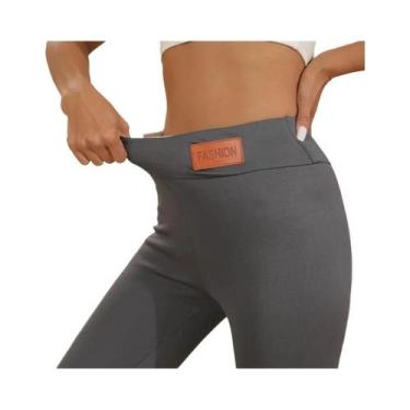 Imagem de Leggings Térmicas Femininas De Cintura Alta Para Inverno, Sem Costura,
