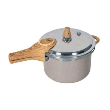 Imagem de Panela de Pressão Indução Antiaderente Ceramic Life Pressure 4,2 Litro