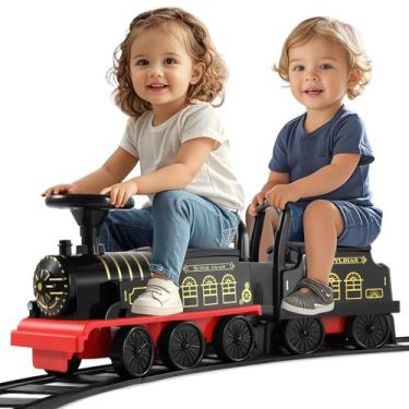 Imagem de Trem Elétrico de Passeio JOYLDIAS 6V com 16 Trilhos Curvos