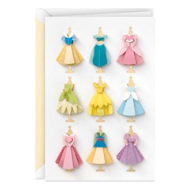 Imagem de Hallmark Cartão em branco com assinatura (vestidos de princesa da Disney)