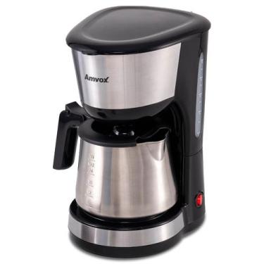 Imagem de Cafeteira Elétrica 900W Amvox ACF 927 30xic. 1,5L Preto/Inox 220V, 220