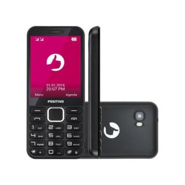 Imagem de Celular De Idoso Positivo P28 Numero Grande Cor Preto