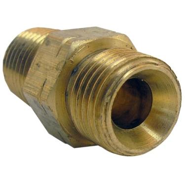 Imagem de LASCO 17-5431 19/16" macho rosca esquerda por 1/4" adaptador de latão rosca macho