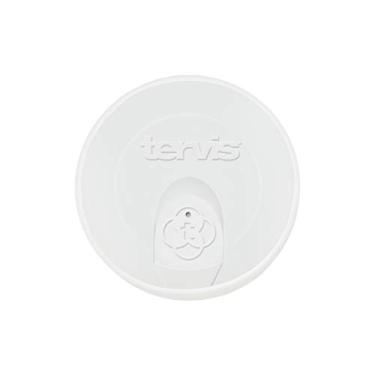 Imagem de Tervis Tampa de viagem feita nos EUA, copo térmico de parede dupla, mantém as bebidas frias e quentes, serve para copos de 473 ml, transparente