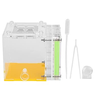 Imagem de Caixa de reprodução para observação de formigas, aquário de terrário de répteis de acrílico, ninho de formigas, castelo de formigas, casa de fazenda, torre para repelentes de alimentação