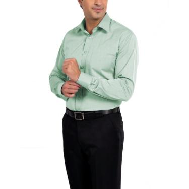 Imagem de Camisa Social Manga Longa 100% Microfibra Masculina