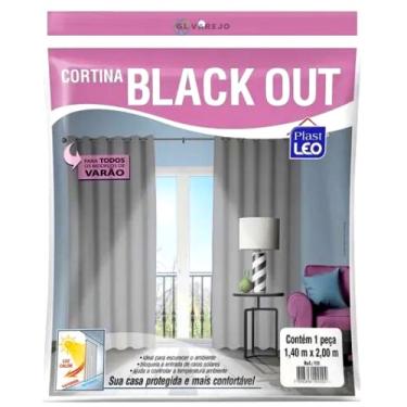Imagem de Cortina Bloqueia Raios Solares 2,00 x 1,40 Black Out - Plast Leo
