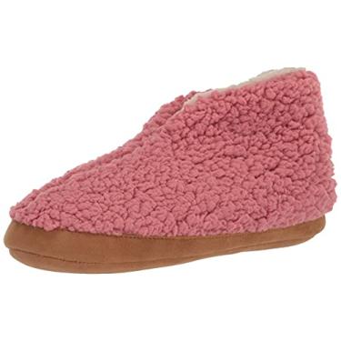 Imagem de Dearfoams Pantufa feminina original para aquecer, Teddy jacarandá, Small