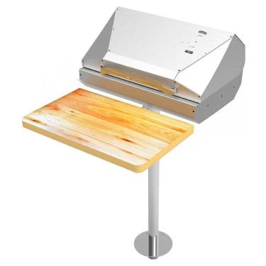 Imagem de Churrasqueira Náutica para Lancha e Barco em Aço Inox 304 Retangular Saro