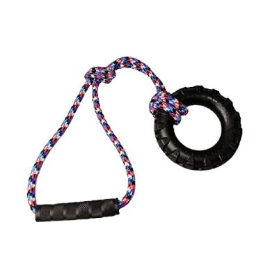 Imagem de Brinquedo para cães Puxador Com Corda 12mm Pneu Hard (G)