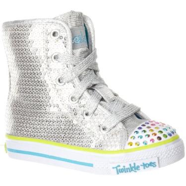 Imagem de Skechers INF. Bizzy – 83311N/SIL Prata/Malibu Azul/Branco/Gravel-5