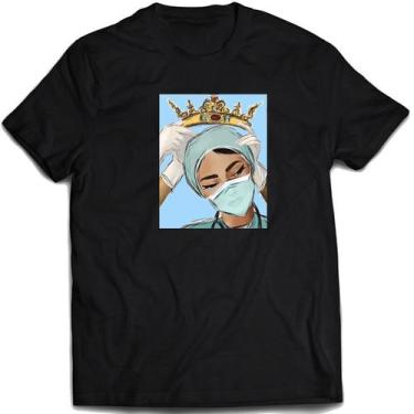 Imagem de Camiseta Medico Cirurgião Queen Rainha Camisa Profisão - Mago Das Cami