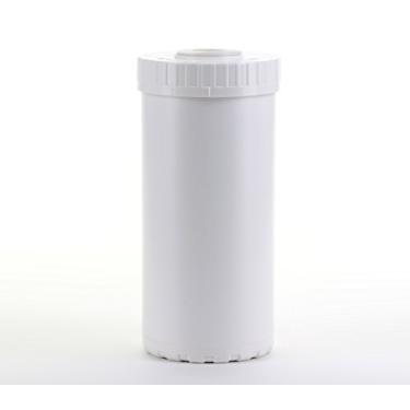 Imagem de Hydronix Cartucho de filtro de água vazio branco EC-4510W construção durável para pré-poste, serve para carcaças padrão 4,5 x 10
