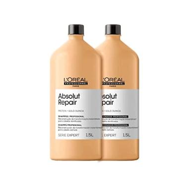 Imagem de Kit Absolut Repair Gold Quinoa Shampoo 1500mls+ Condicionador 1500ml