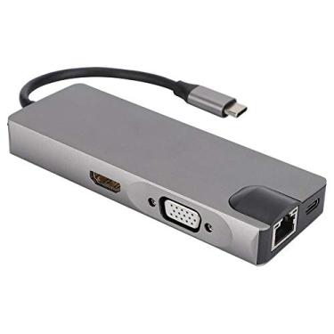 Imagem de Simlug Com interface USB suporta conversor hub hot pluggable TypeC Ethernet Hub para laptop
