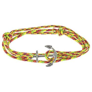 Imagem de West Coast Paracord Pulseiras femininas ajustáveis com âncora náutica e gancho de peixe – feitas de corda de nylon