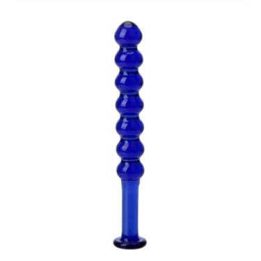 Imagem de LOVETOYS Penetrador De Vidro Azul Com Esferas - Coleção Blue Lovetoys Azul