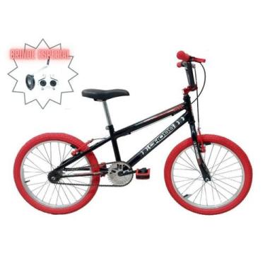 Imagem de Bicicleta Infantil Aro 20 Cross Bmx Freestyle Ch Bike Colorida Freios