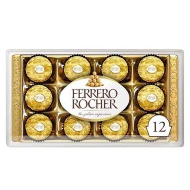 Imagem de Chocolate Bombom Com 12 - Ferrero Rocher - Ferrero Do Brasil Ind. Doce