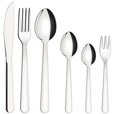 Imagem de Faqueiro 60 Peças Tramontina Malibu em Aço Inox