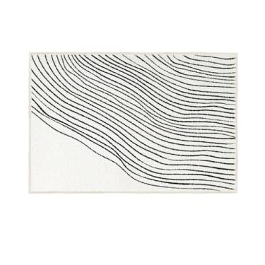 Imagem de Tapete decorativo leve para sala de estar, material de lã, tapetes de grande área, cabeceira de quarto, 4,80x120cm(31,4x47 pol.)