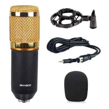Imagem de Bm-800 Professional Studio Condensador Microfone (Preto)