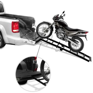 Imagem de Extensor de Caçamba Strada 2014 a 2020 Rampa Preto Reforçado 350kg Gtnox