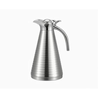 Imagem de Garrafa térmica de café, pote térmico a vácuo de aço inoxidável de 1,45 g/8 xícaras, frasco a vácuo de parede dupla, calor de 12 horas e retenção de água fria 24 horas, dispensador de café e