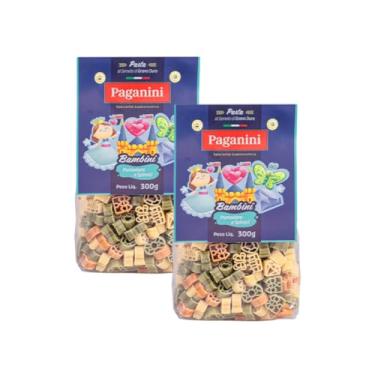 Imagem de Kit 2X: Macarrão Bambini Princesas Tricolore Paganini 300g