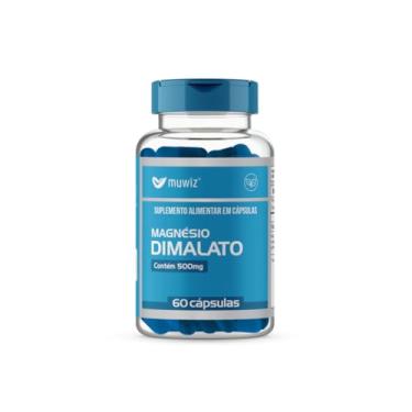 Imagem de Magnésio Dimalato 500mg 60 Cápsulas Suplemento Mineral Muwiz