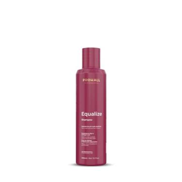Imagem de Shampoo Neutralizante Prohall Equalize 300ml - Matizador Profissional Home Care, Elimina Amarelado e Hidrata Cabelos Loiros, Maciez e Brilho