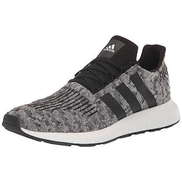 Imagem de adidas Swift Run masculino, Preto/Preto/Branco, 44