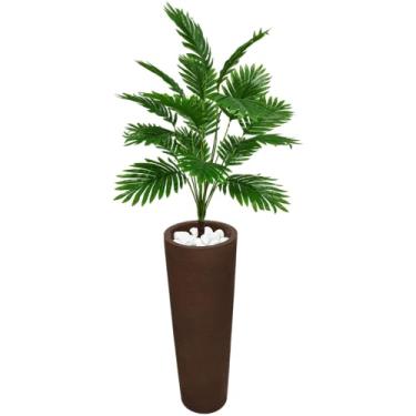 Imagem de Coqueiro Artificial Para Sala Grande Com Vaso 160Cm (Marrom)